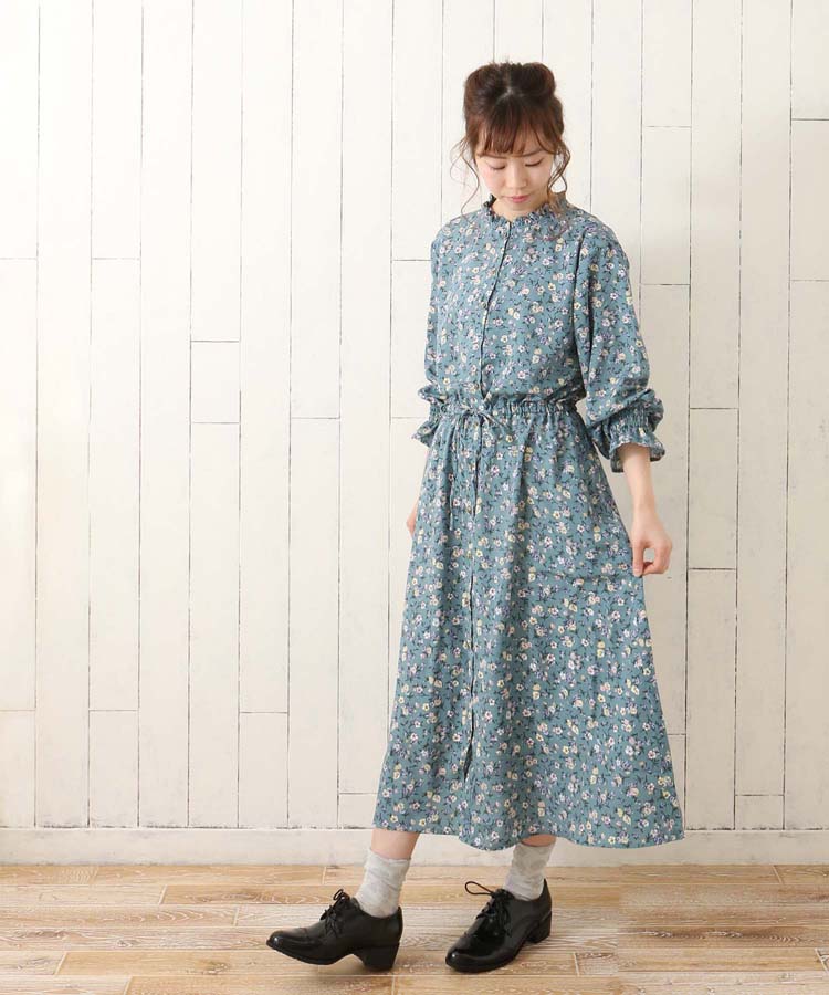 花柄のお洋服で春気分♪