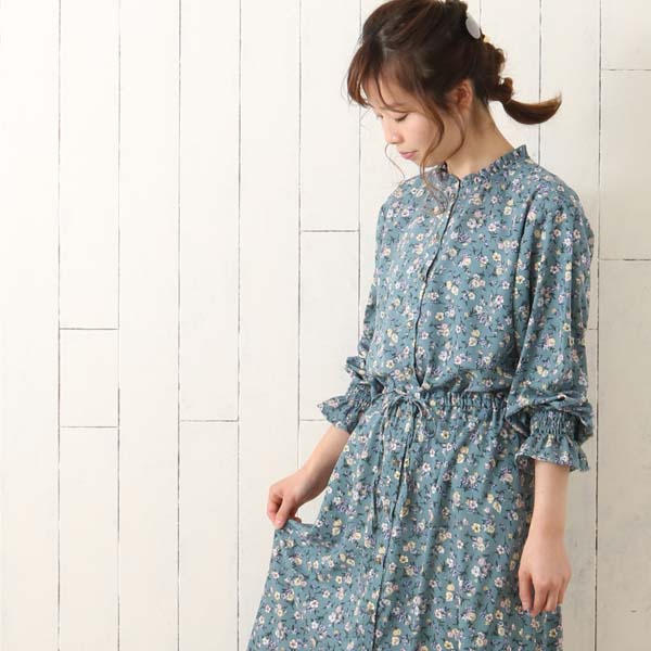 花柄のお洋服で春気分♪