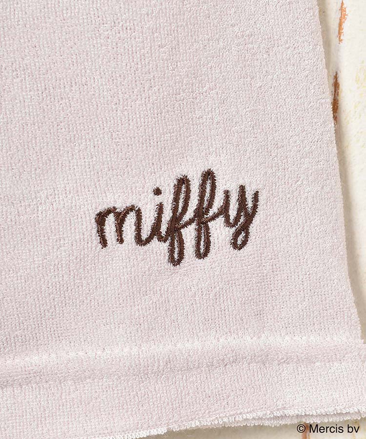 miffy半袖パイルルームウェア上下セット24/ピンク