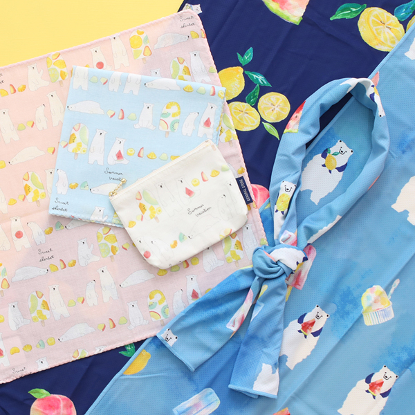 『シロクマ×フルーツ』癒しと涼しさを与えてくれるアイテム！