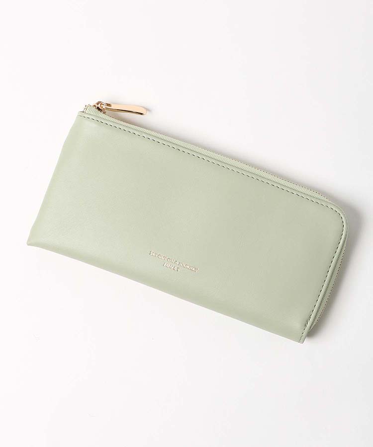 ≪OUTLET≫L字zip長財布
