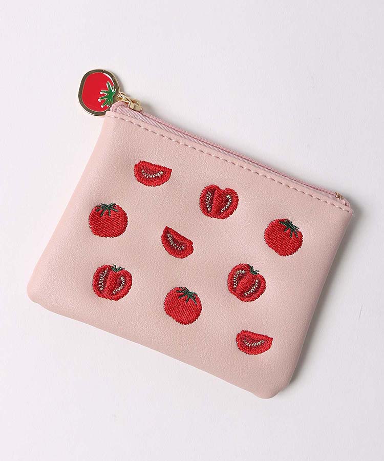 ≪SALE≫野菜刺繍ミニポーチ