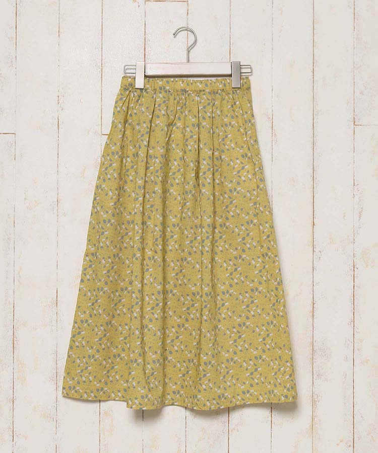 ≪SALE≫豆の花柄タックスカート