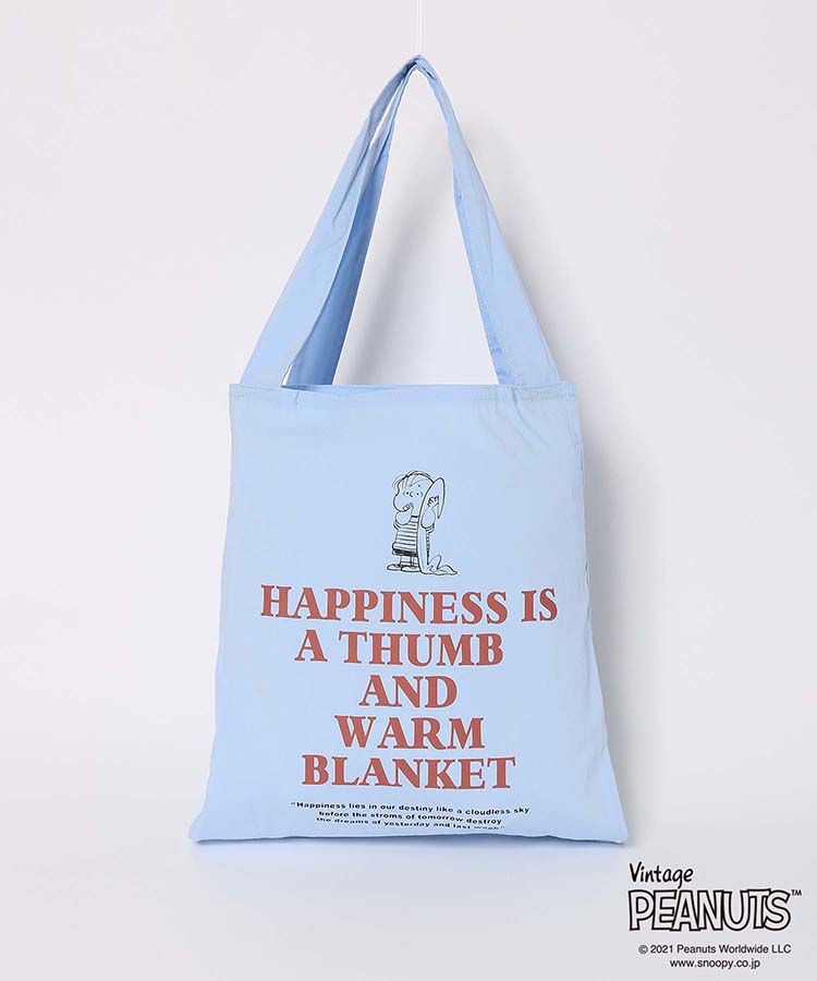 ≪SALE≫WtPEANUTS TYPOトート