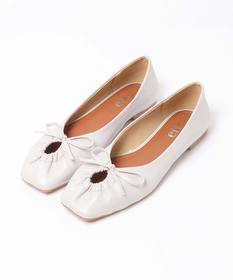 ≪SALE≫ギャザーリボンパンプス