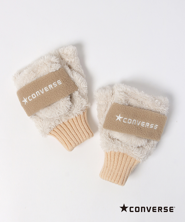 ＜CONVERSE＞コンバースバンドフリースボアグローブ