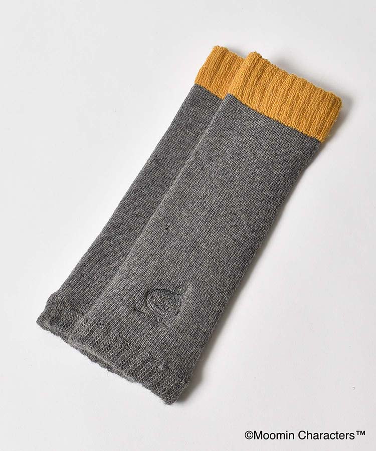 ≪OUTLET≫ミィ刺繍ゴム口切替パイルレッグカバー