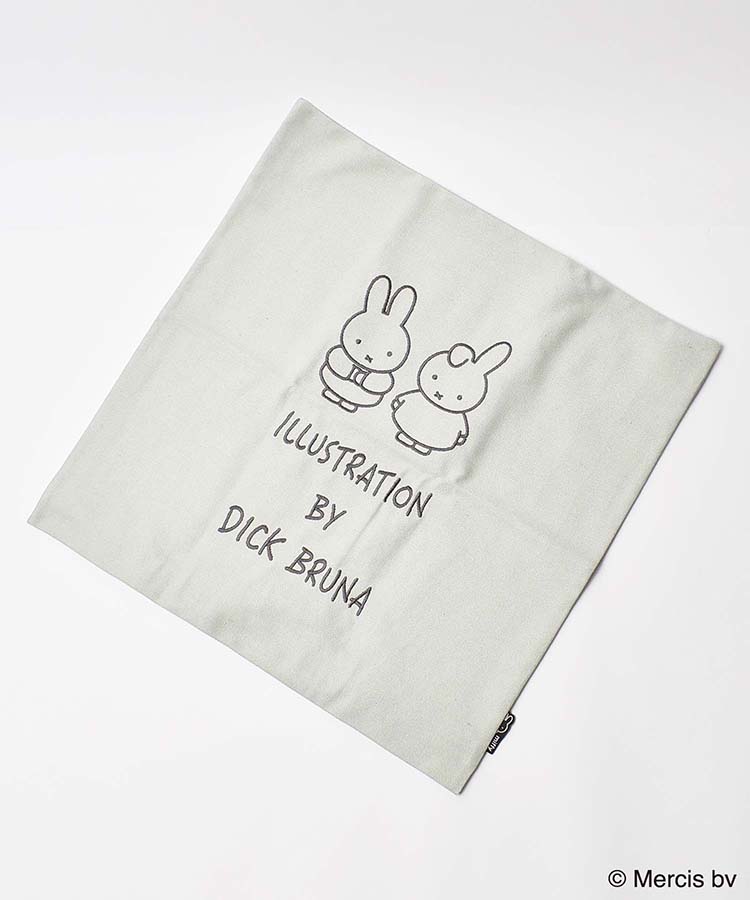 ≪SALE≫ミッフィーキャンバスロゴ刺繍クッションカバー