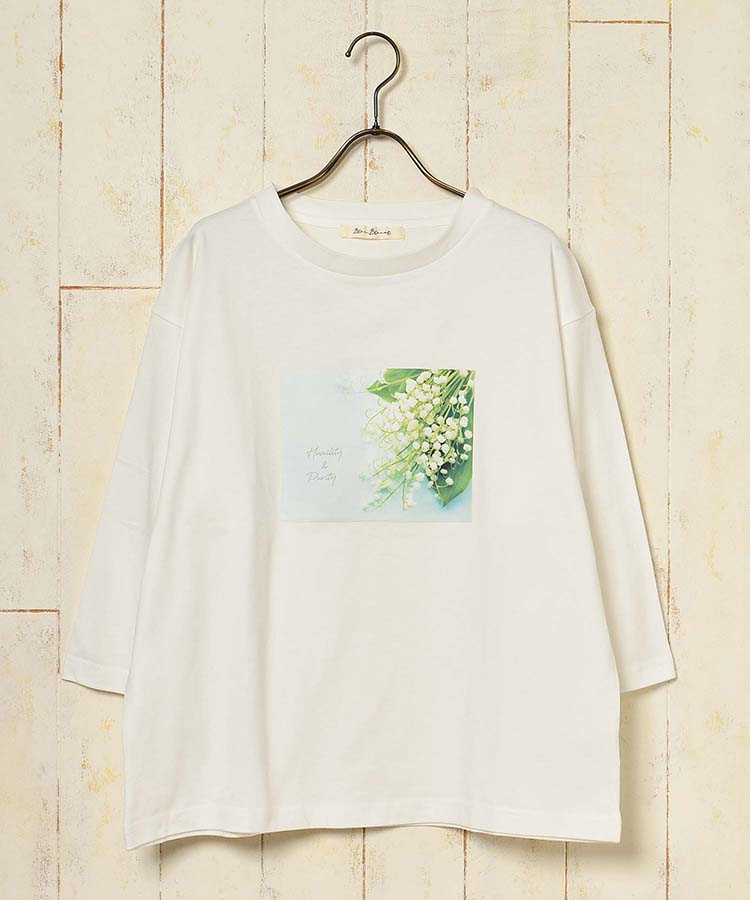 ≪OUTLET≫フラワービュッフェ転写Tシャツ
