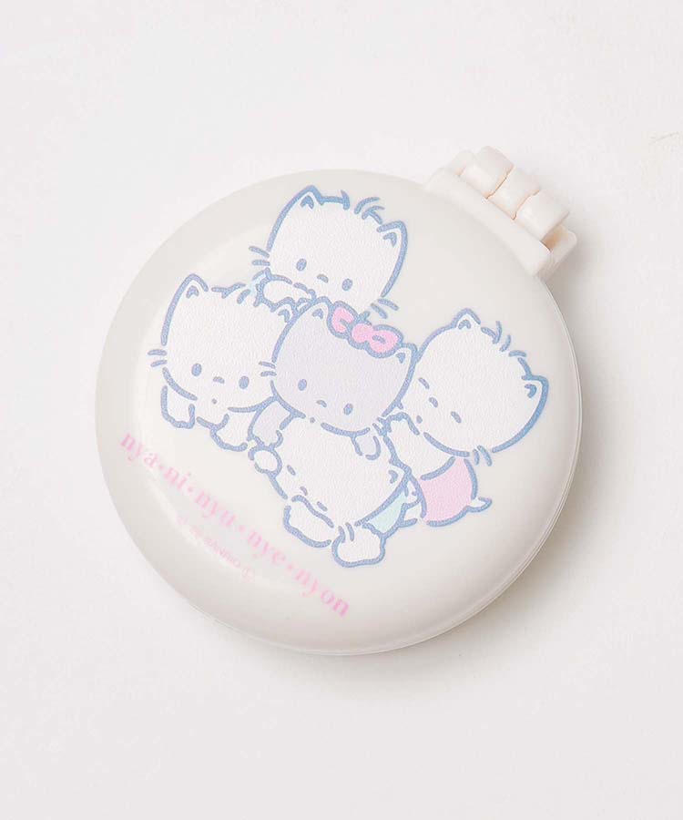 ≪OUTLET≫ニャニィニュニェニョンブラシ付きミラーコンパクト