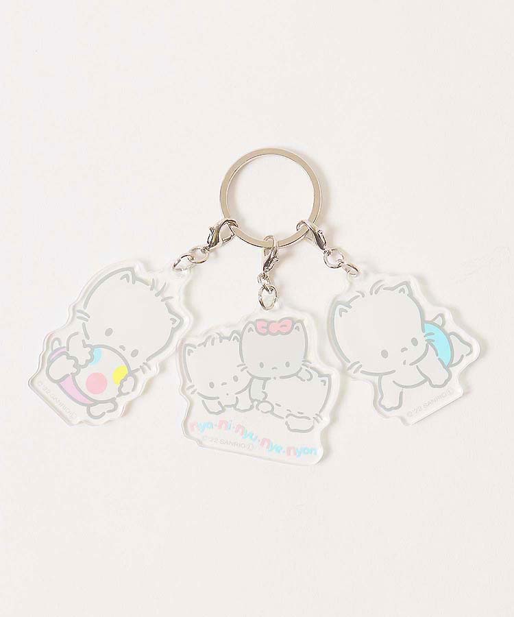 ≪SALE≫ニャニィニュニェニョン3連アクリルキーチャーム