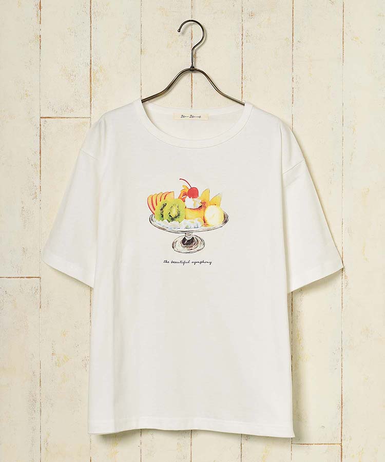 ≪OUTLET≫プリンアラモードプリントTシャツ