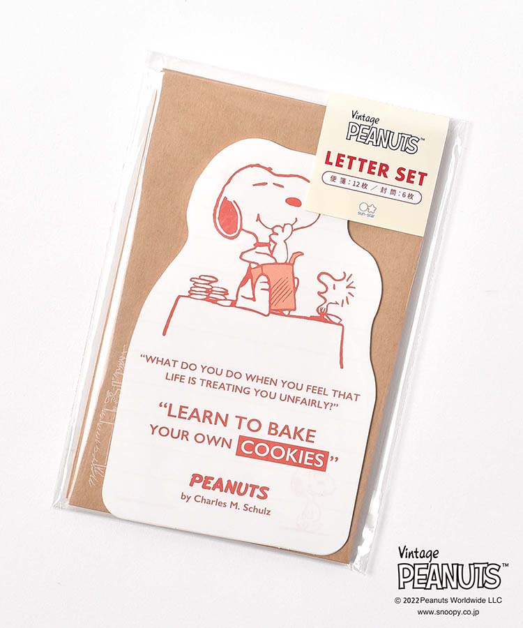 PEANUTS ONE PHRASEダイカットレターセット