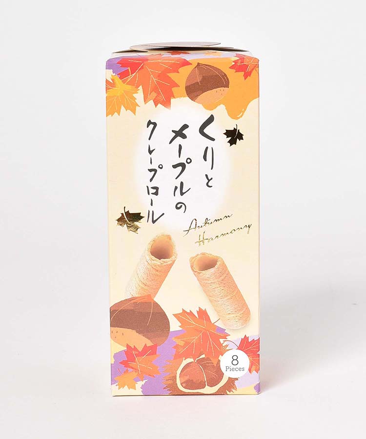 くりとメープルのクレープロール