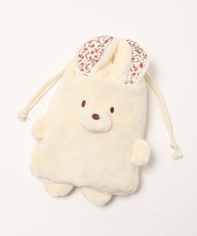 ≪SALE≫フローラルラビット巾着S