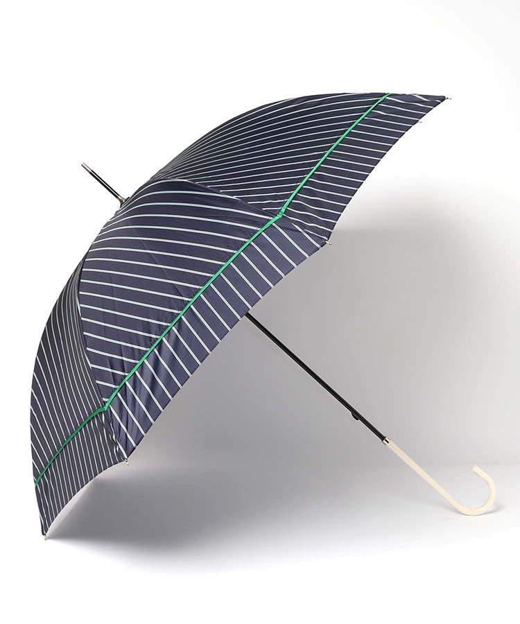 バイアスストライプ雨長傘