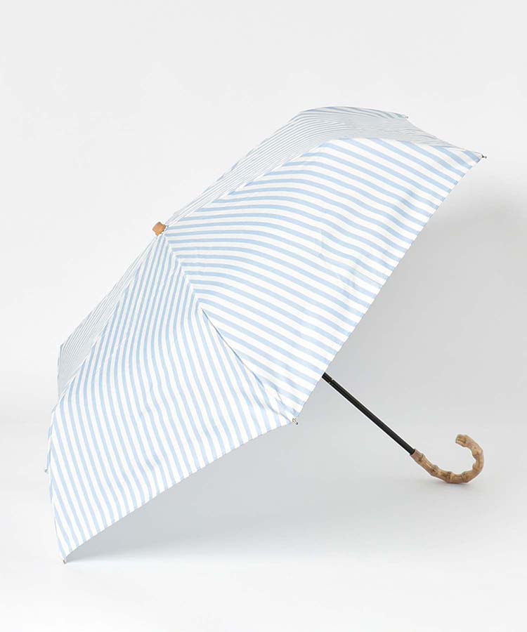 ストライプ晴兼折傘