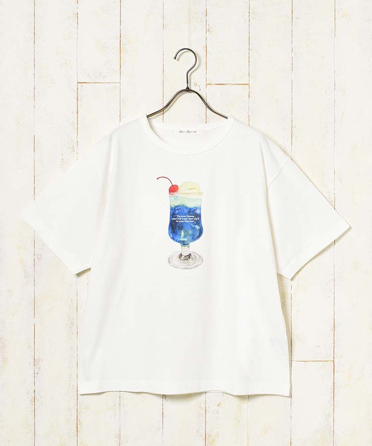 ≪SALE≫クリームソーダプリントTシャツ