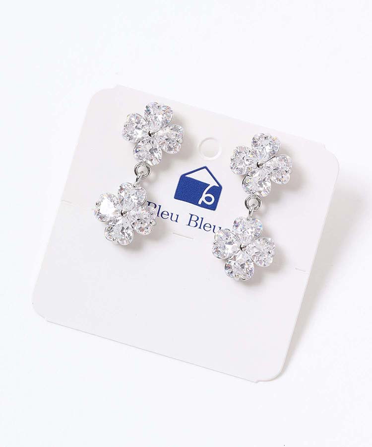 petit cubic flowerピアス