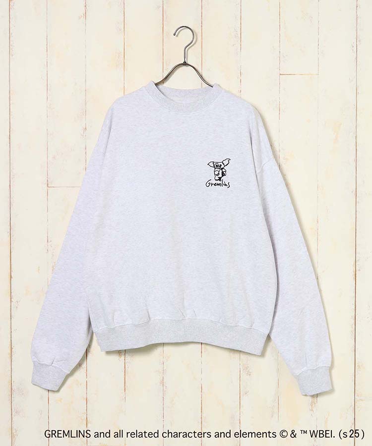 グレムリン刺繍トレーナー
