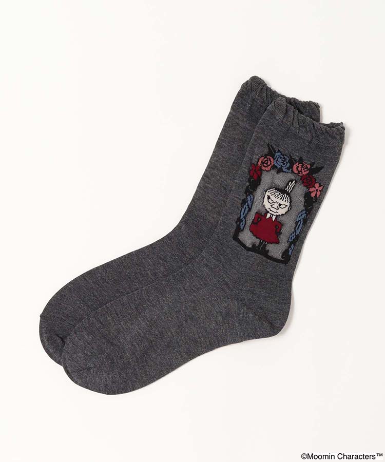 花フレームリトルミイシースルーソックス