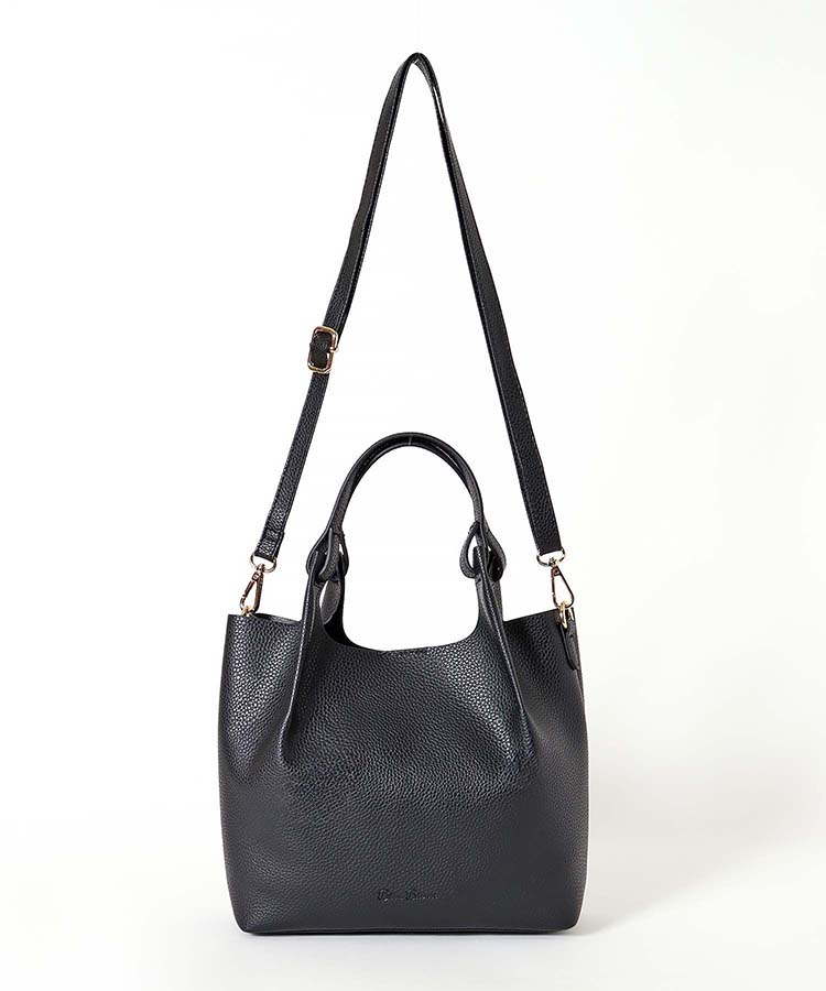 ≪SALE≫一枚合皮タックミニトート