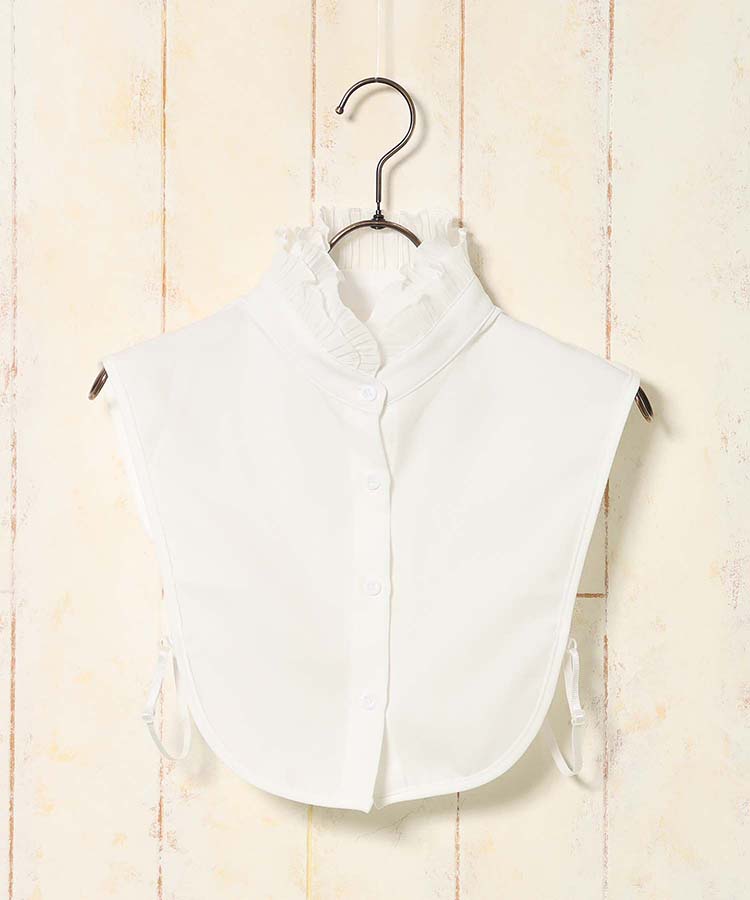 ≪OUTLET≫スタンドダブルレース付け襟