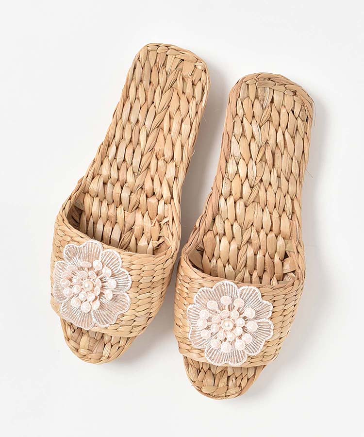 ≪SALE≫シアーフラワーガマスリッパ