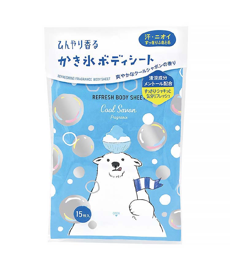 かき氷クールボディシート