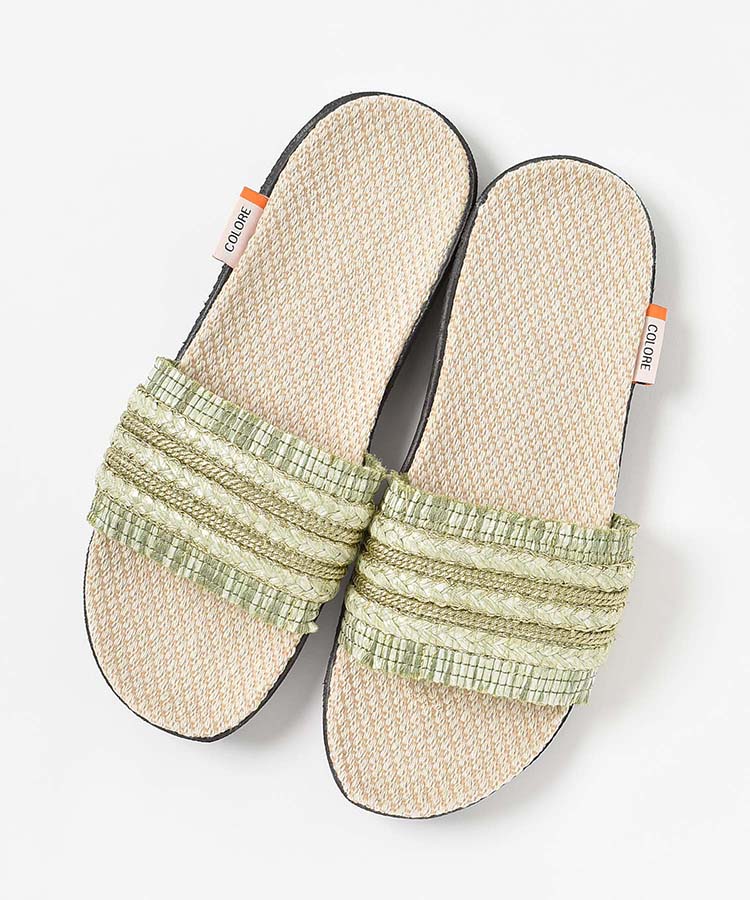 ≪SALE≫ラメフリンジジュートスリッパ