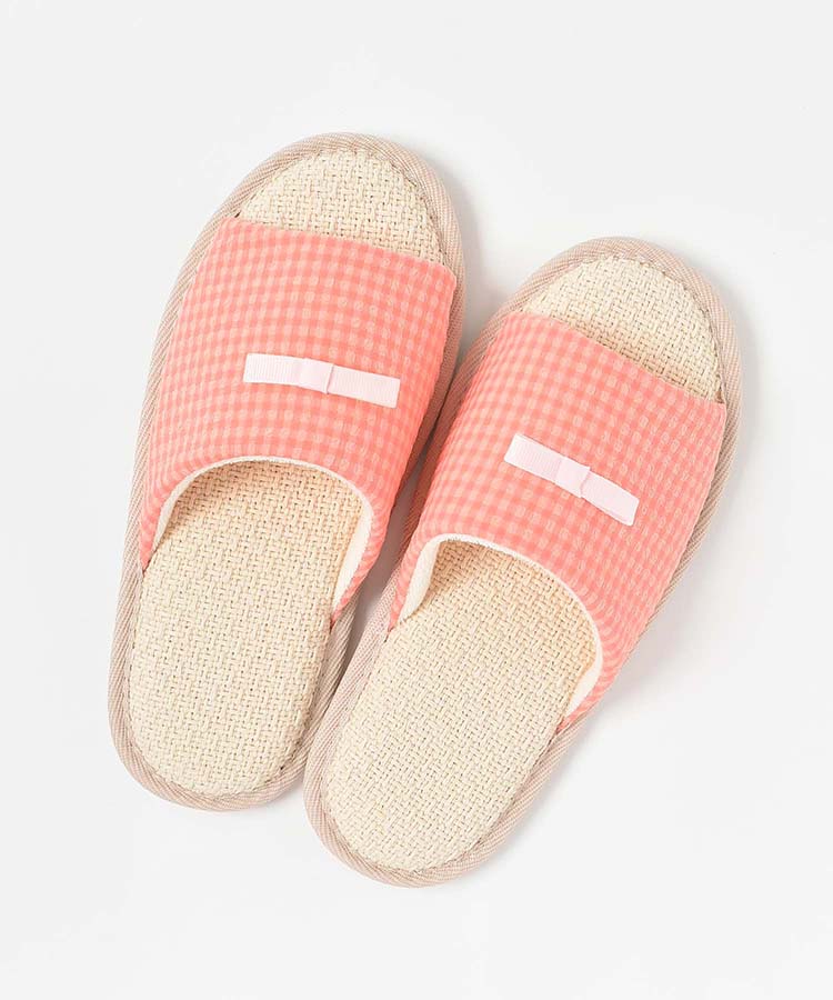 ≪SALE≫リップルチェックルームシューズ