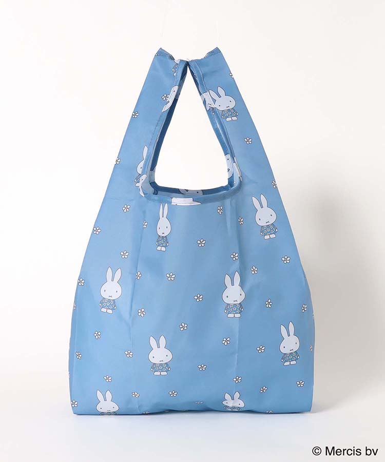 MIFFY BLUE FLOWERショッピングバッグS BAG 肩掛けバッグ 手提げ