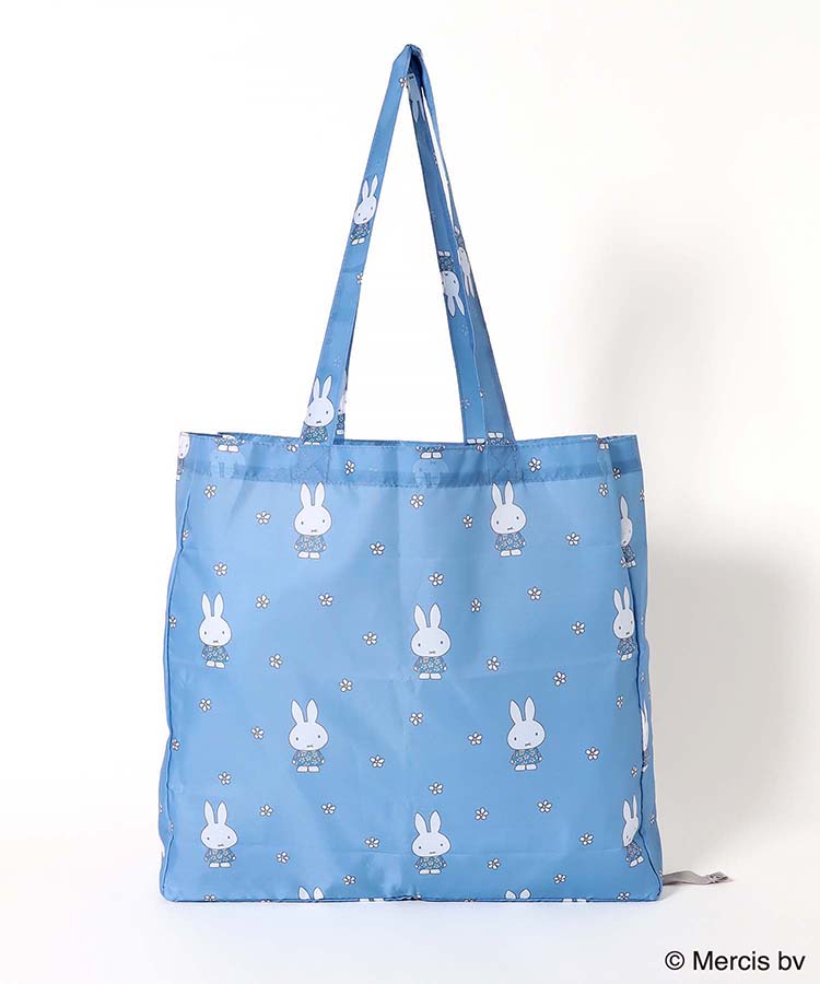 MIFFY BLUE FLOWERショッピングバッグM