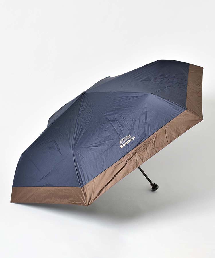 Bouncy.軽量バイカラー晴雨兼用折りたたみ傘