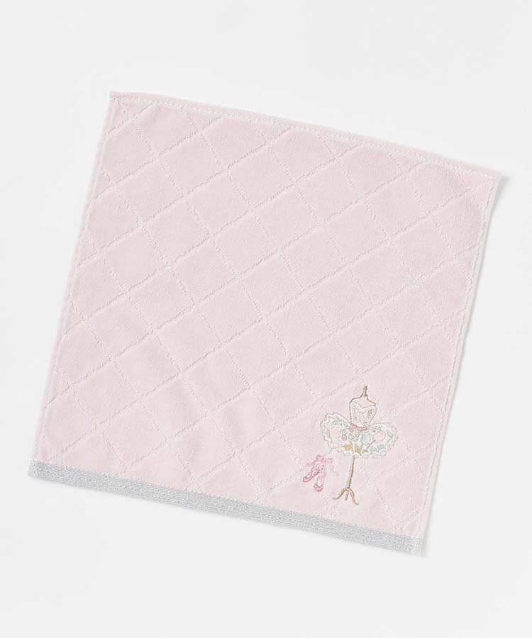 LIBERTYプリントバレエアップリケハンカチ