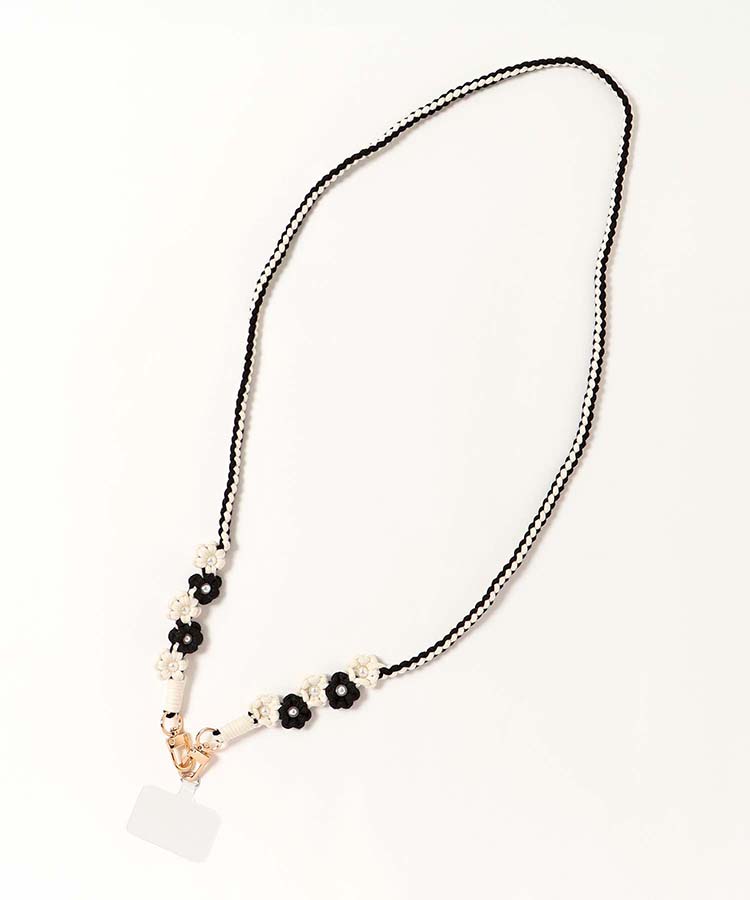 ぷっくりお花　ストラップ ALTROSE マクラメフラワーIIストラップ : ZOZOTOWN Yahoo!店