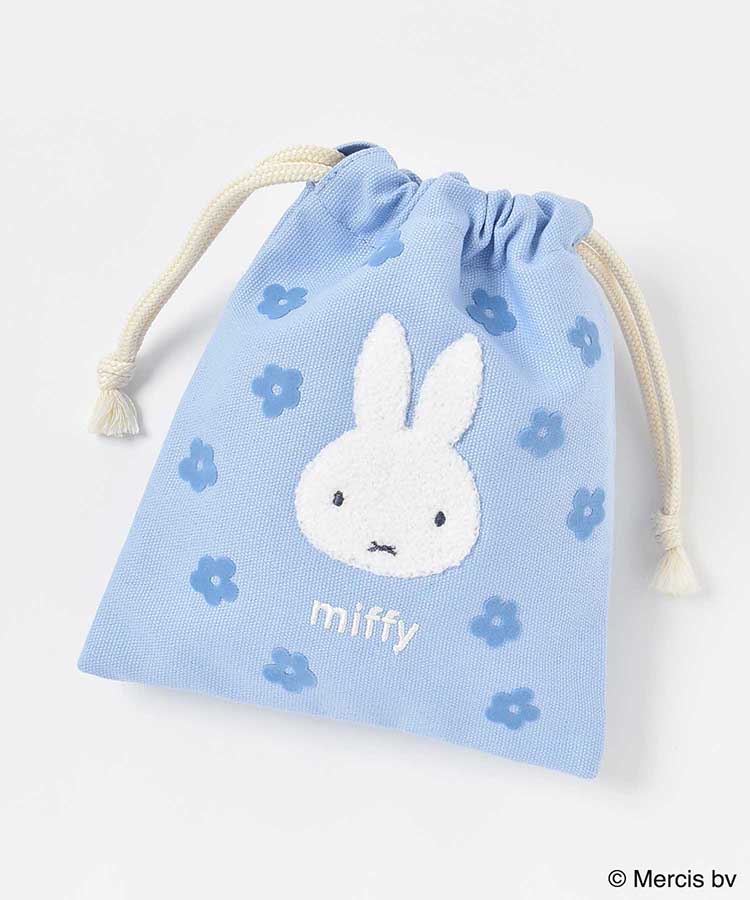 miffyブルードレス巾着