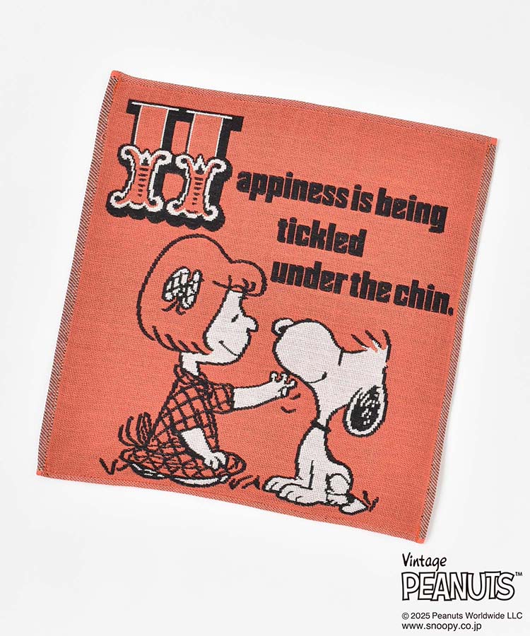 PEANUTS Happiness三重ガーゼハンカチ