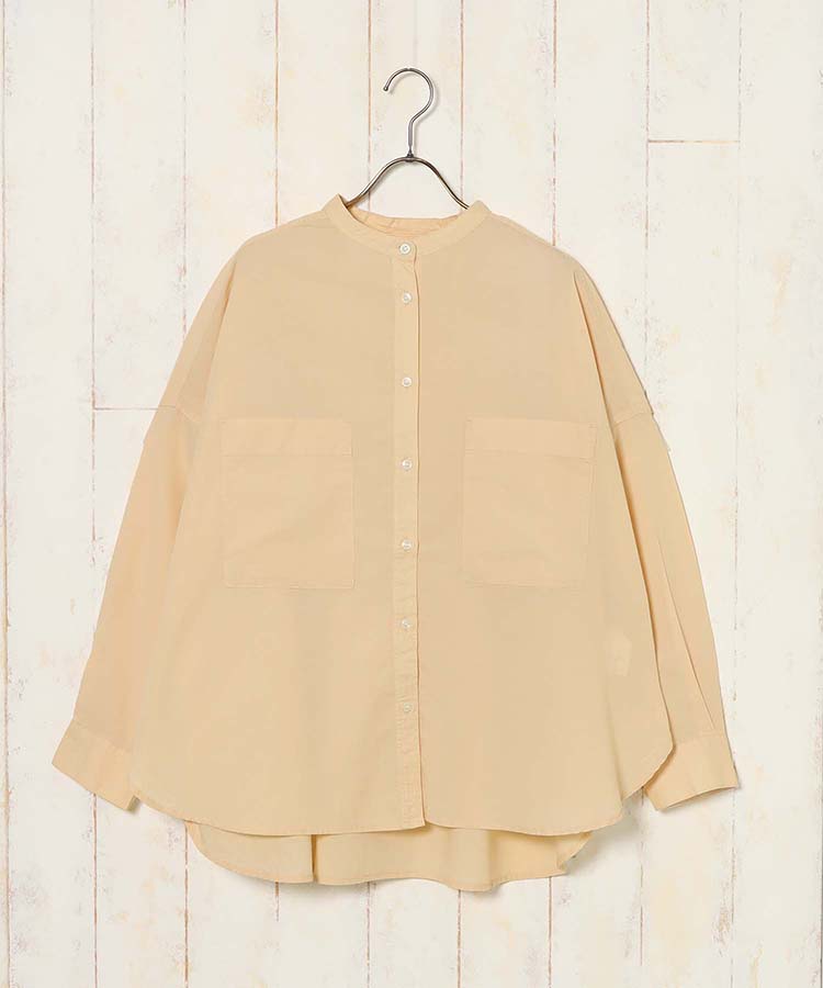 バンドカラーシャツ