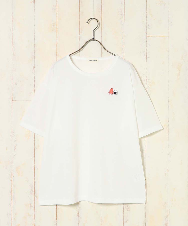 ≪SALE≫たこさんおにぎり刺繍Tシャツ
