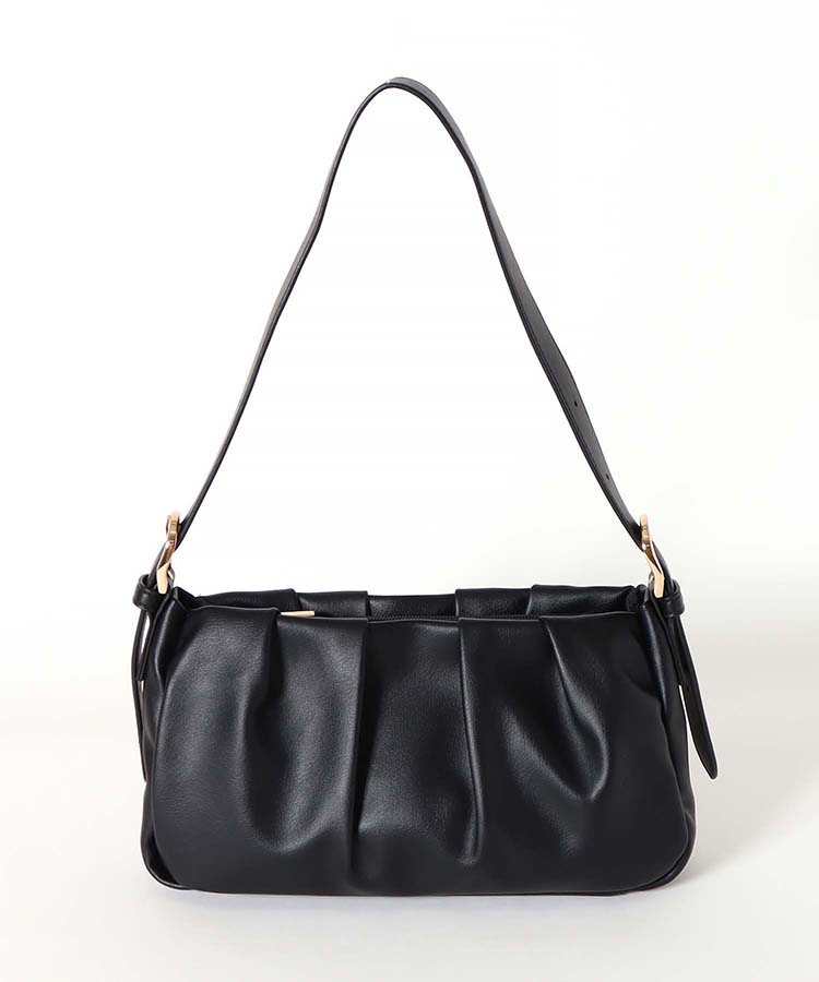 合皮タックショルダー