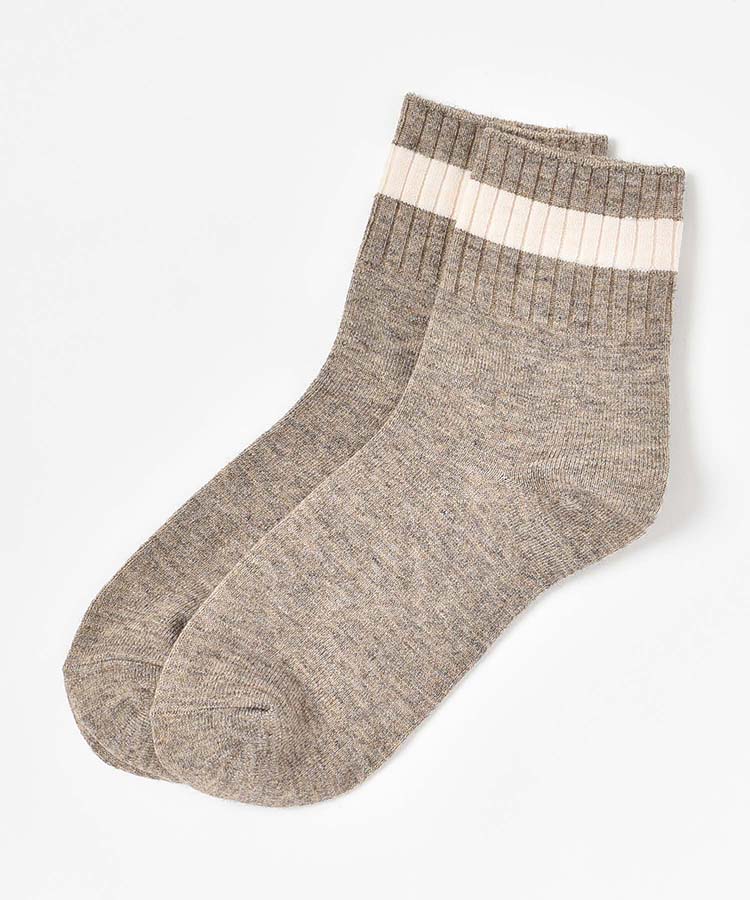 ゴム口アメリブラインクルーソックス