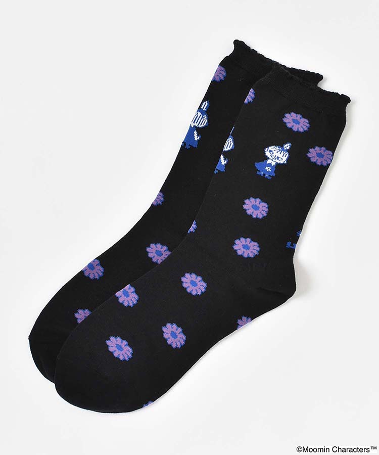 色々リトルミイ花柄クルーソックス