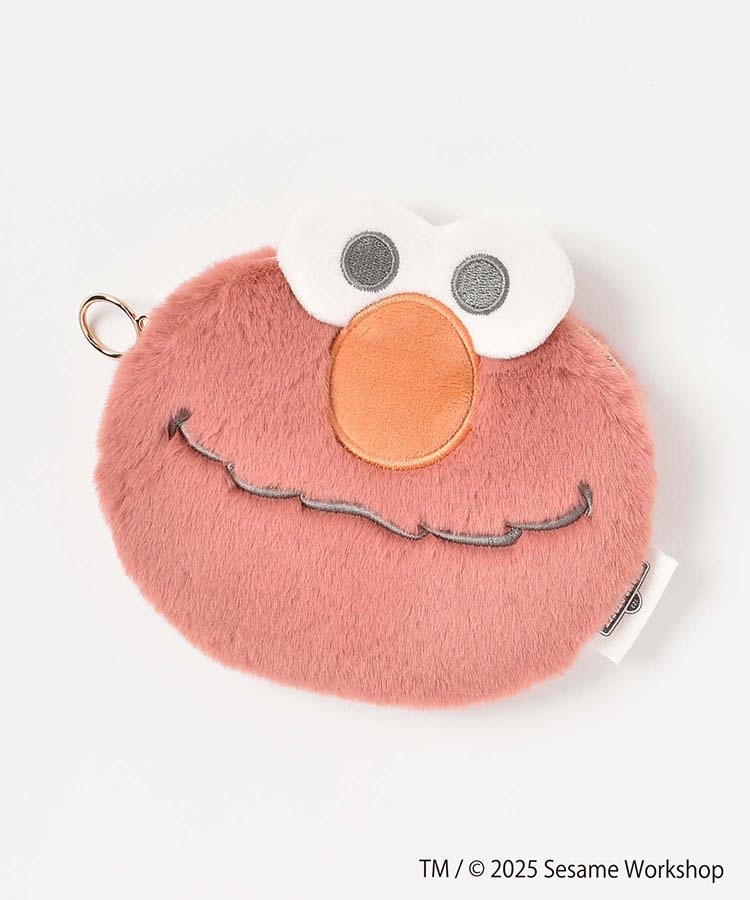 SESAME STREET FACE FURダイカットポーチ