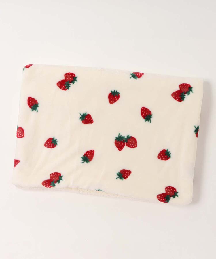 フルーツボア付きブランケット