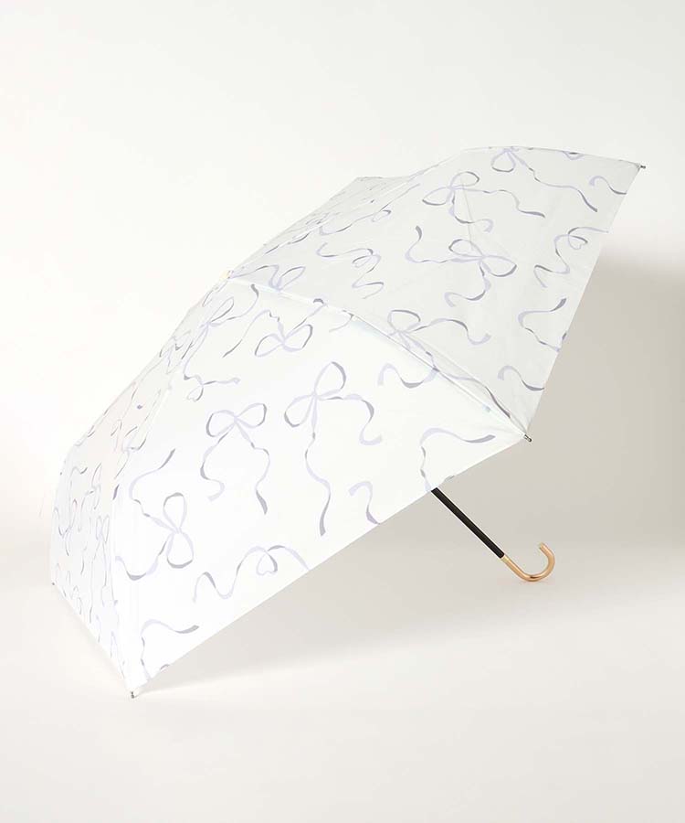 ハートリボン折りたたみ雨傘