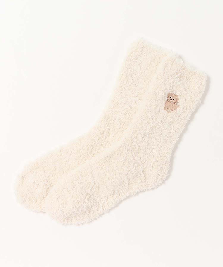 スワンネルおやすみルームソックス