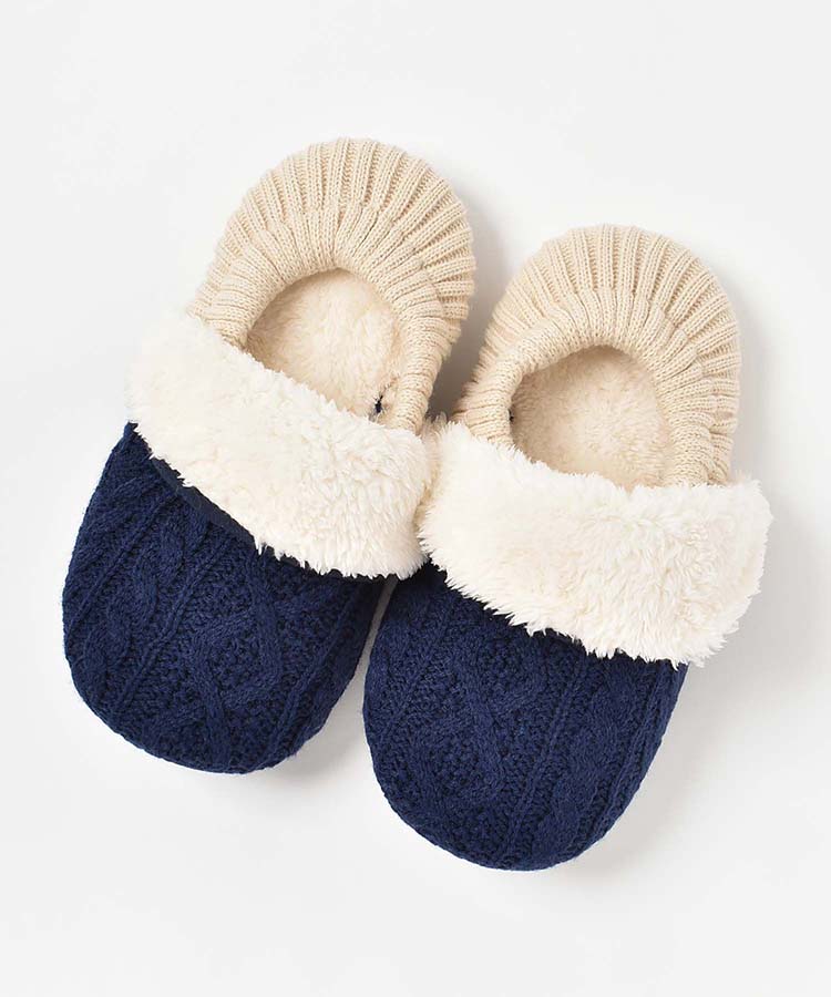 ニットルームシューズ