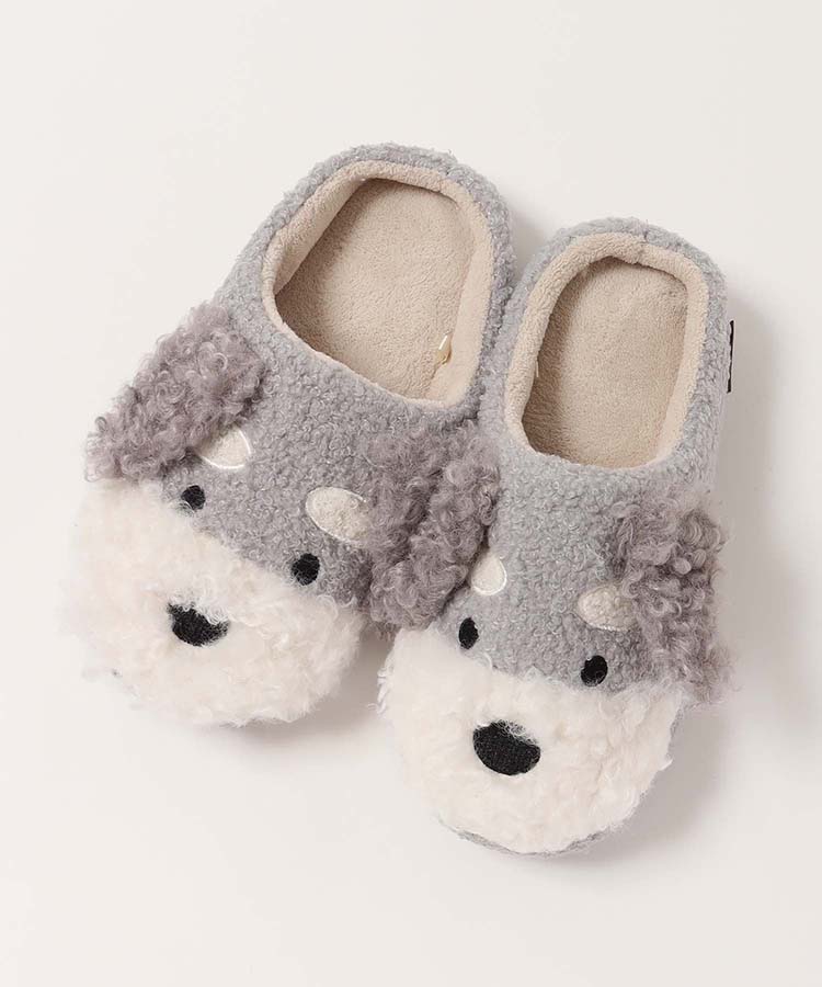 シュナウザーボアスリッパ