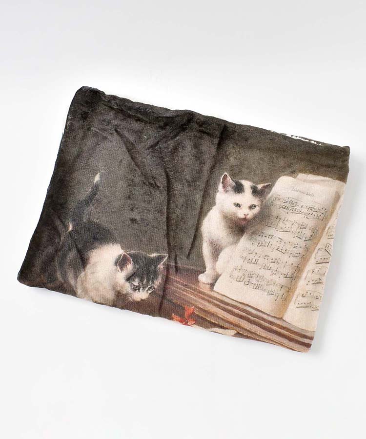 ヴィンテージキャットボアブランケット